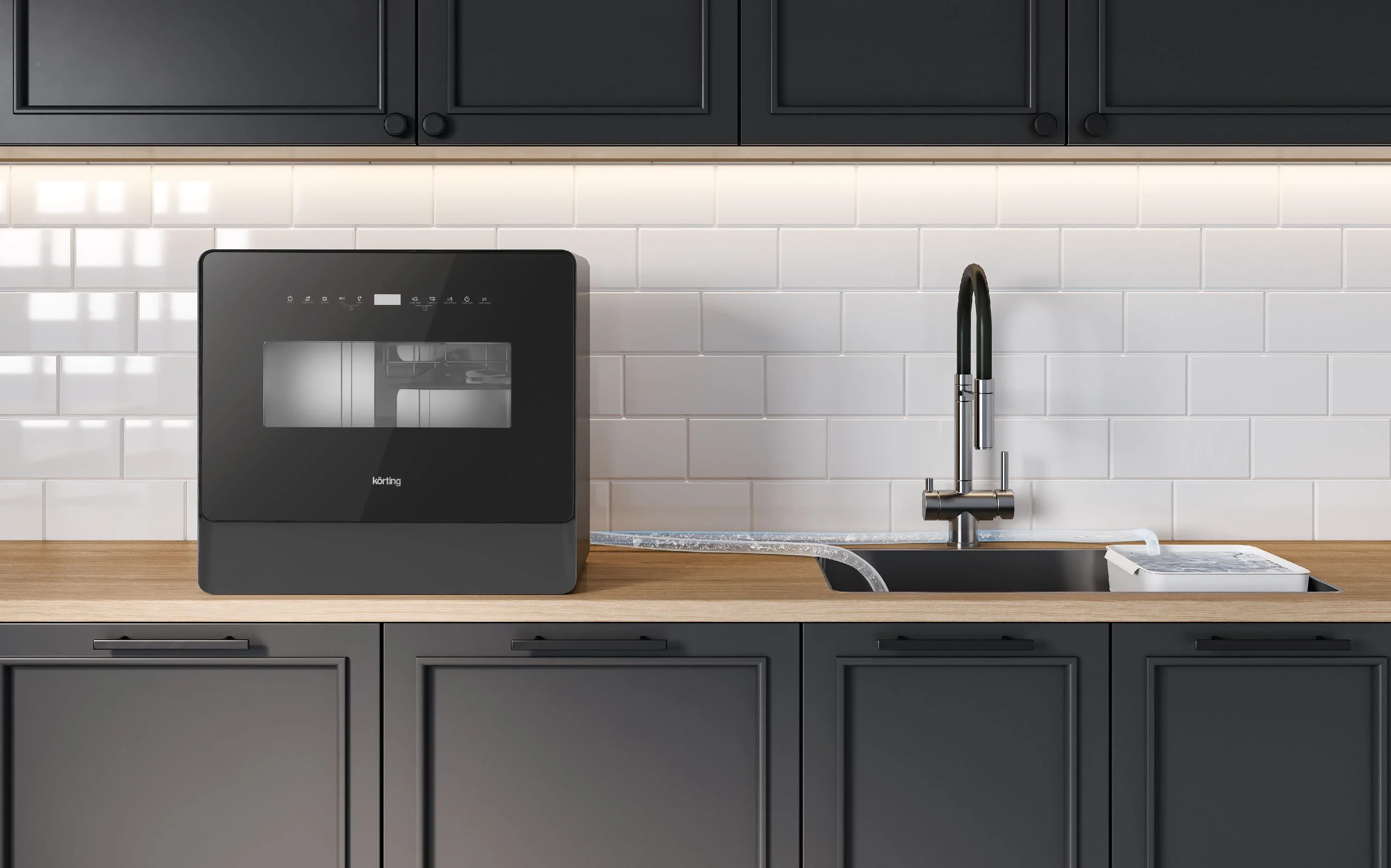 Компактная посудомоечная машина KDF 26630 GN