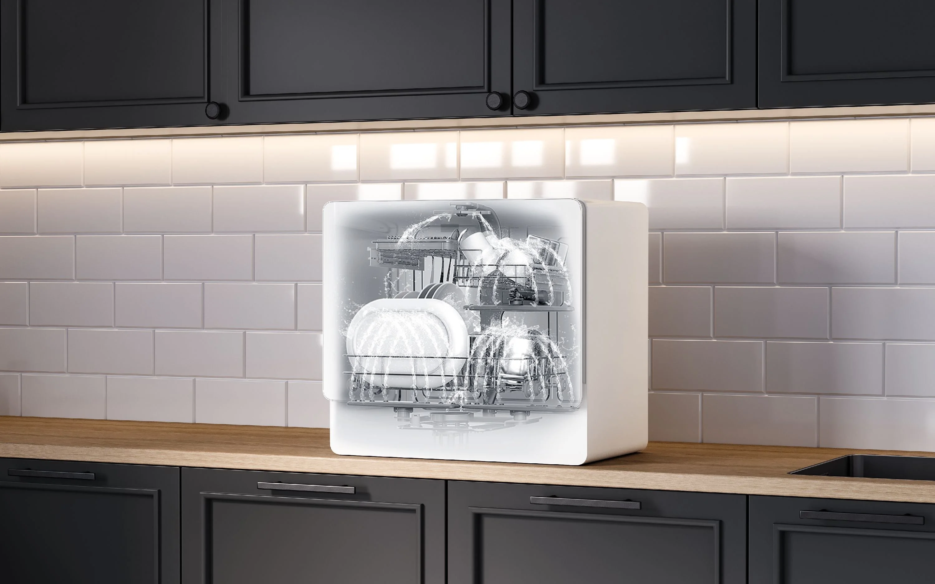 Компактная посудомоечная машина KDF 26630 GW